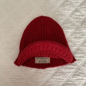 Authentic Preloved Burberry London Lambswool Cap